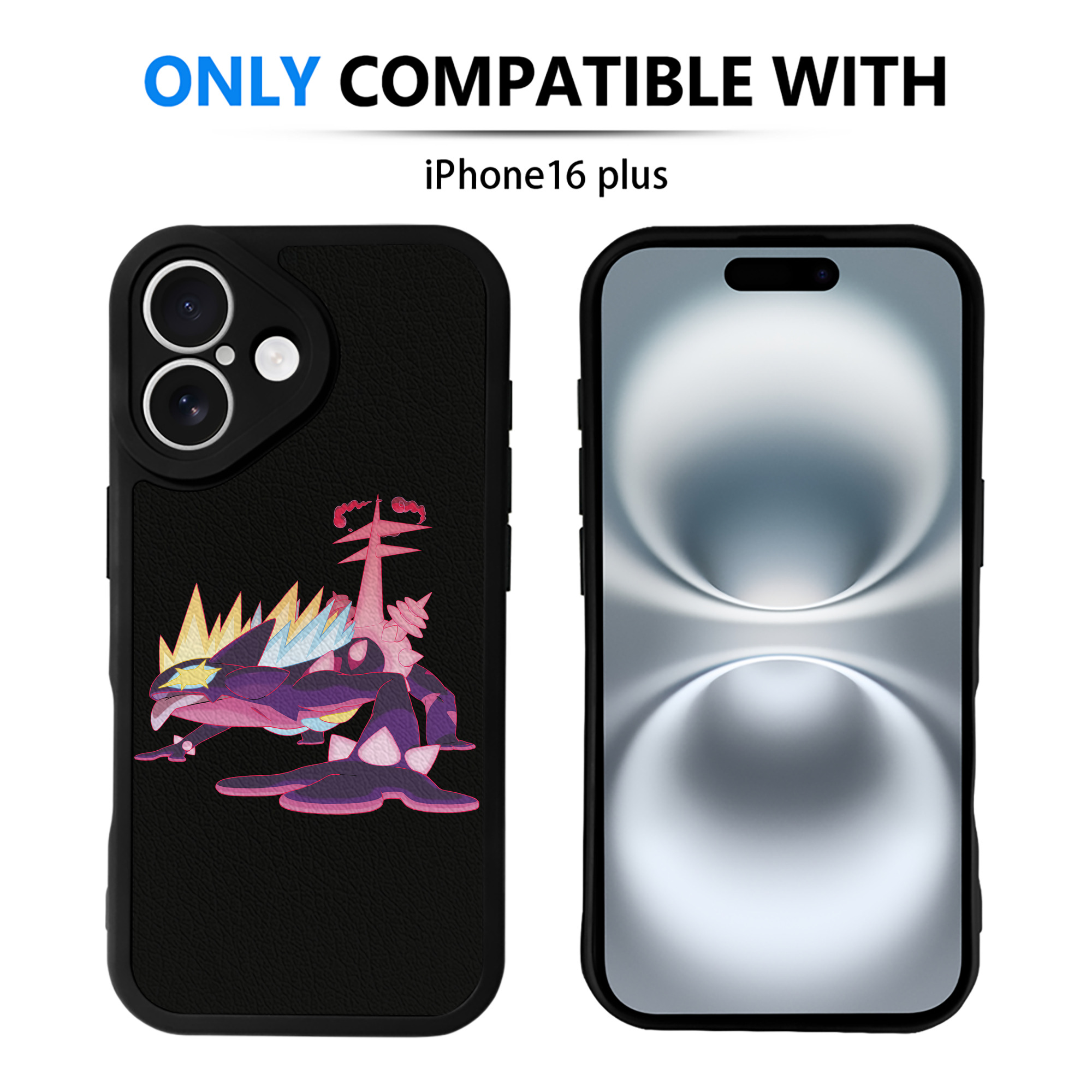 （画像用） ポケットモンスター Pokémon 【iPhone 16シリーズ対応】シリコンスマホケース（レザー調） 材質：シリコン